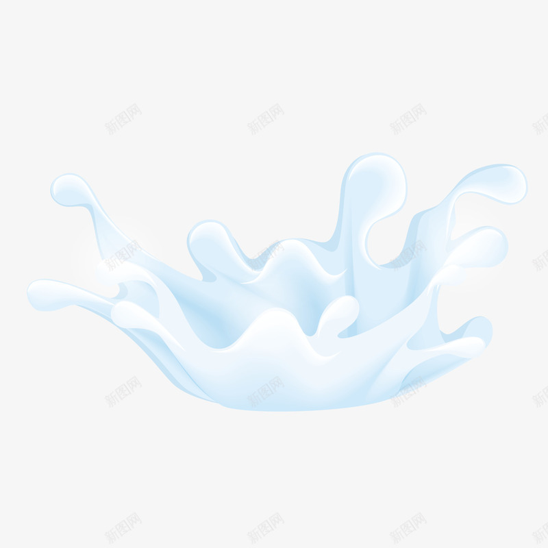 牛奶png免抠素材_新图网 https://ixintu.com PNG免抠图下载 奶制品 液体 溅起 白色 飞溅