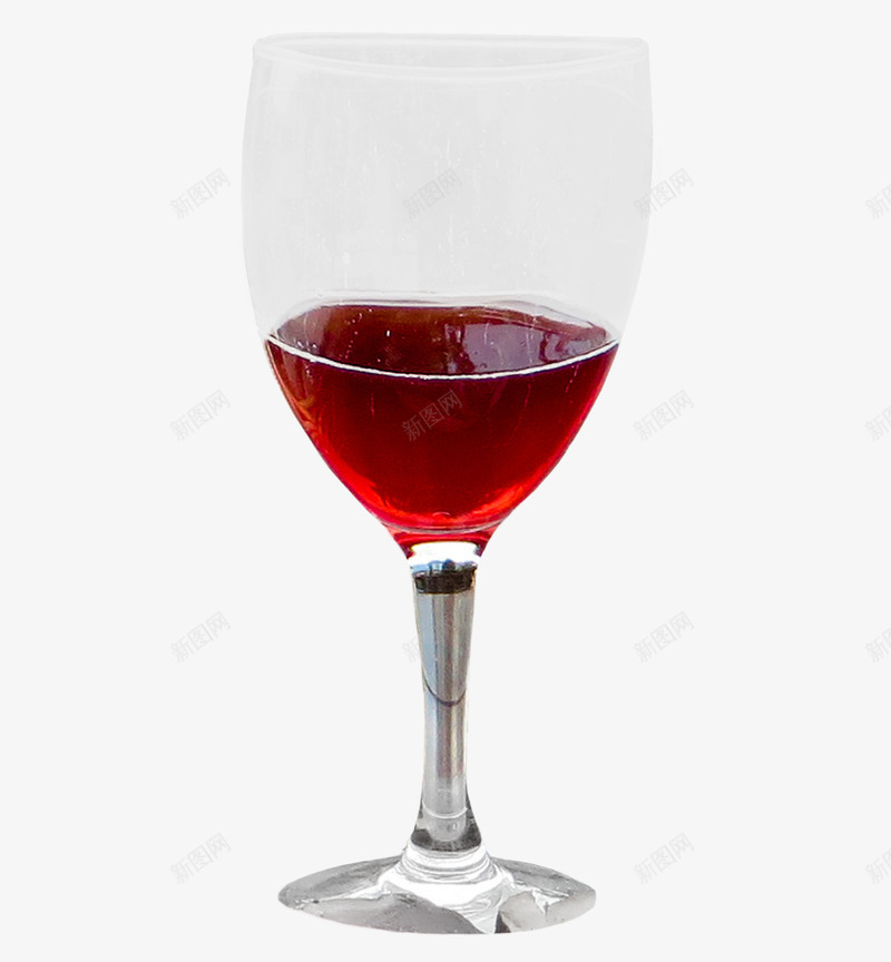 装有红色葡萄酒的酒杯png免抠素材_新图网 https://ixintu.com 玻璃 红色 葡萄酒 高脚杯