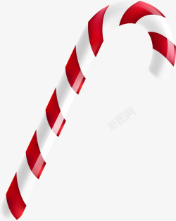 圣诞节红色拐杖糖果素材