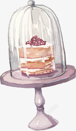 食物托盘卡通蛋糕高清图片