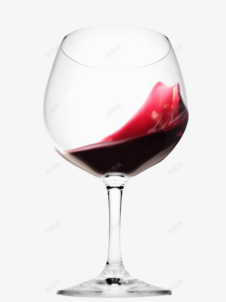 有红酒的红酒杯png免抠素材_新图网 https://ixintu.com 倒红酒 玻璃材质 玻璃杯 红酒杯 透明红酒杯 酒杯 高脚杯