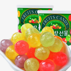 韩国进口休闲零食品彩虹糖素材
