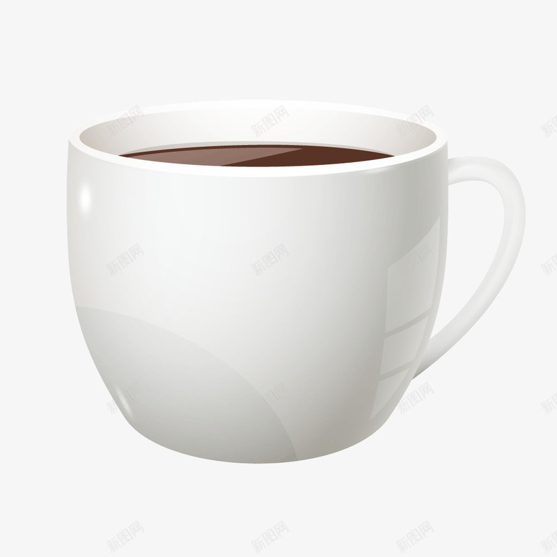白色玻璃质感瓷杯茶杯png免抠素材_新图网 https://ixintu.com 玻璃 瓷杯 白色 茶杯 质感