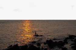曼巴海洋之梦海面夕阳高清图片