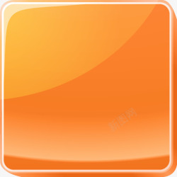 orange按钮橙色自由社交媒体图标高清图片