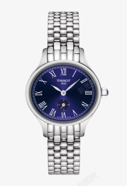 蓝紫色天梭女表腕表手表素材