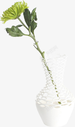 文静花瓶小花植物花朵素材