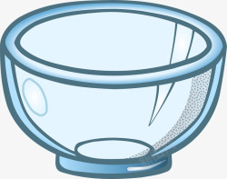磨砂透明玻璃碗磨砂玻璃碗高清图片