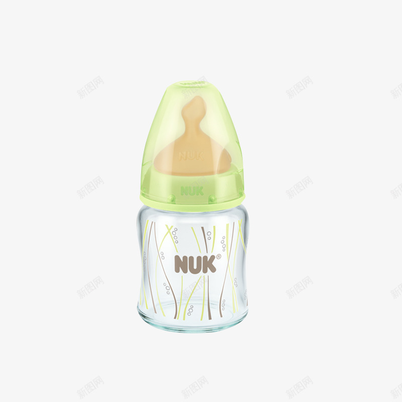 NUK玻璃奶瓶png免抠素材_新图网 https://ixintu.com 120ml乳胶奶嘴奶瓶 产品实物 新生儿宽口玻璃奶瓶