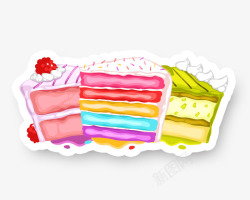 糖果色蛋糕糖果色蛋糕高清图片