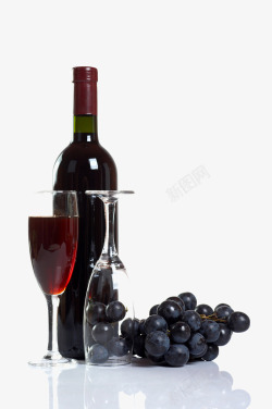红酒高脚杯葡萄酒素材