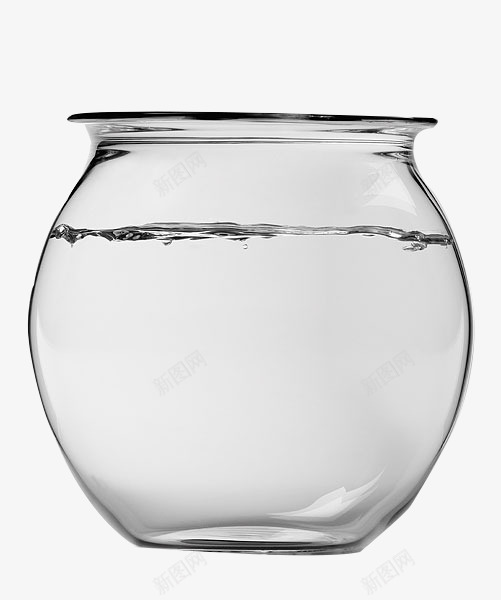 玻璃水缸png免抠素材_新图网 https://ixintu.com 水缸 玻璃 白色水缸 透明