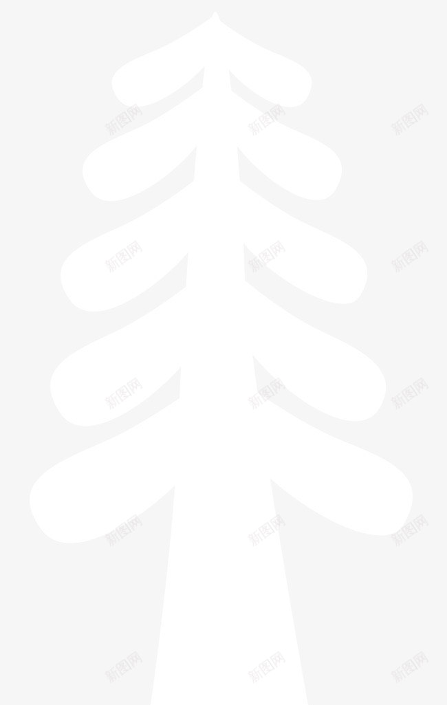 冬季卡通树木png免抠素材_新图网 https://ixintu.com 下雪 冬天 冬季素材 卡通 树木 童趣