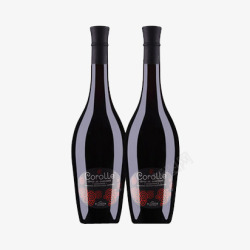 小黑皮诺科罗纳干红葡萄酒高清图片
