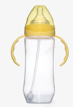 婴儿宽口玻璃奶瓶婴儿用品高清图片