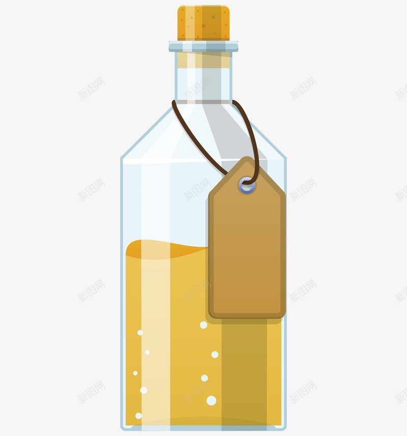 一个黄色玻璃瓶子矢量图eps免抠素材_新图网 https://ixintu.com 玻璃 玻璃瓶子 瓶子 矢量瓶子 黄色 黄色瓶子 矢量图