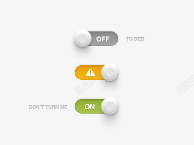 金属质感拨动按钮psdpsd免抠素材_新图网 https://ixintu.com PSD o off 圆钮 开关 按钮 滑块 滑钮 警告