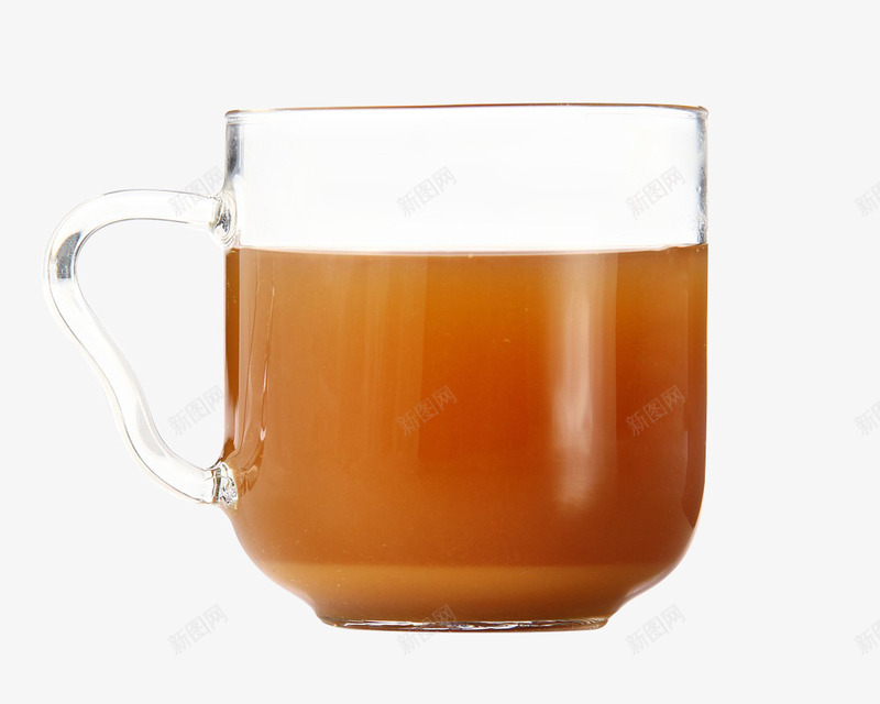 一杯红茶png免抠素材_新图网 https://ixintu.com PNG 正视图 玻璃杯 红茶 饮品