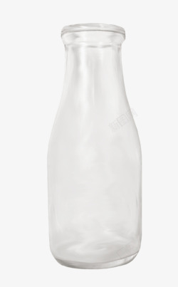 灰色透明玻璃瓶素材
