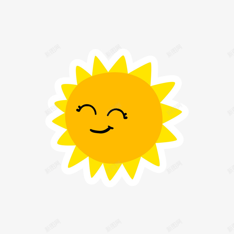 小清新创意太阳矢量图eps免抠素材_新图网 https://ixintu.com 个性太阳 创意的 可爱的 太阳装饰 小清新太阳 装饰图案 矢量图