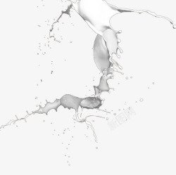 飞溅的纯牛奶舞动的牛奶高清图片