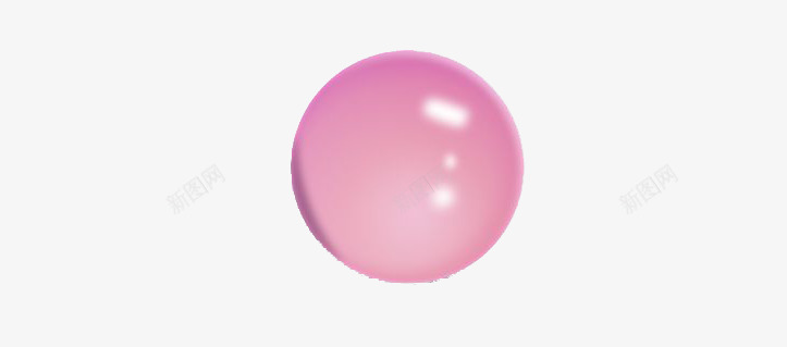 粉色的圆球png免抠素材_新图网 https://ixintu.com 圆球 手绘 粉色 粉色圆球