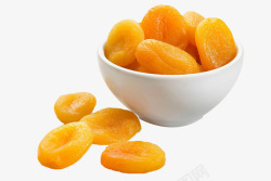 黄色杏干素材
