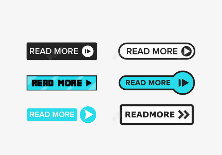 阅读更多按键按钮psd免抠素材_新图网 https://ixintu.com 按钮 按键 更多 阅读