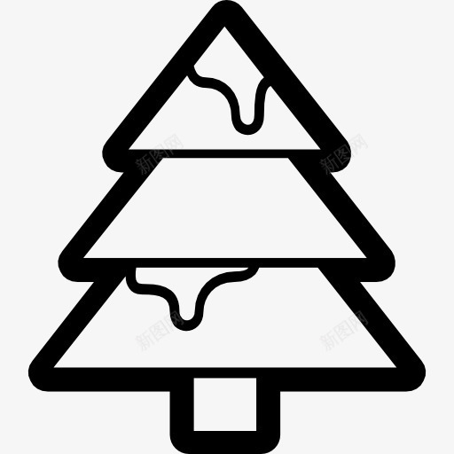 圣诞树图标png_新图网 https://ixintu.com 圣诞 松树 点缀 装饰