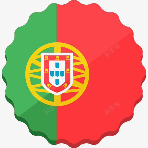 葡萄牙2014世界杯齿轮式图标png_新图网 https://ixintu.com Portugal 葡萄牙