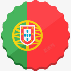 Portugal葡萄牙2014世界杯齿轮式图标高清图片