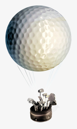 高尔夫球装饰素材