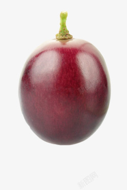 椭圆形光滑紫色光滑的葡萄实物高清图片