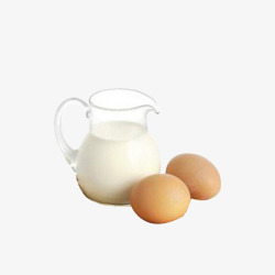 豆浆与鸡蛋素材