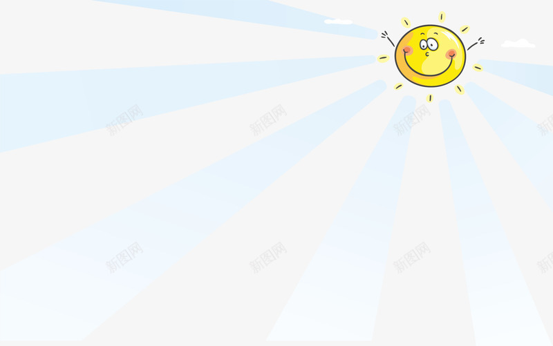 黄色太阳光线png免抠素材_新图网 https://ixintu.com 光线 卡通 图案 太阳 清新 童趣 简约 黄色