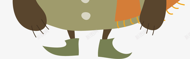 穿衣服睡觉的熊矢量图ai免抠素材_新图网 https://ixintu.com 动画 动画片 卡通 卡通人物 棕熊 矢量图