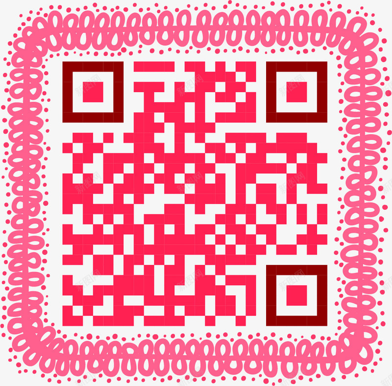 个性二维码标识图标png_新图网 https://ixintu.com 个性 二维码 标识