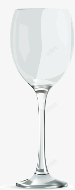 玻璃葡萄酒杯1矢量图素材
