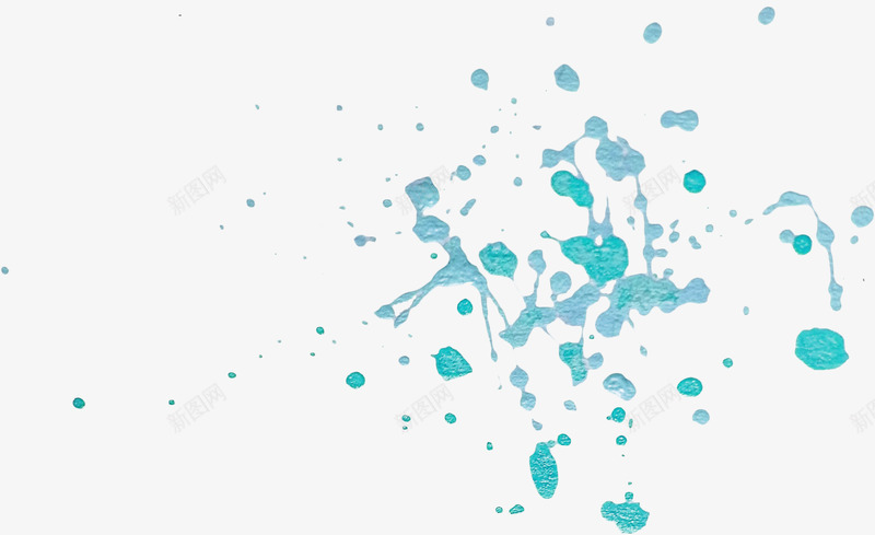 水彩墨迹青色墨迹png免抠素材_新图网 https://ixintu.com 水彩墨迹 青色墨迹