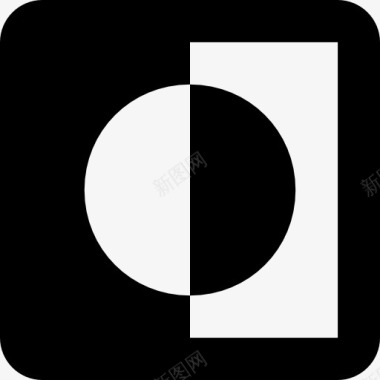反转颜色按钮图标图标