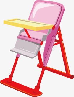 宝宝椅儿童椅子矢量图高清图片