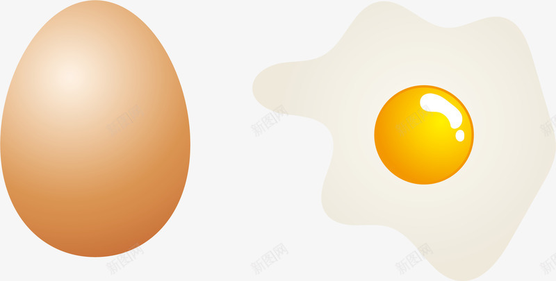 鸡蛋碎裂矢量图eps免抠素材_新图网 https://ixintu.com 一个鸡蛋 孵出鸡蛋 新鲜鸡蛋 碎裂 禽类蛋类 鸡蛋 矢量图