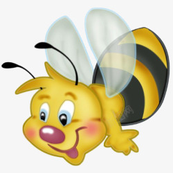 微笑的蜜蜂微笑的小蜜蜂高清图片