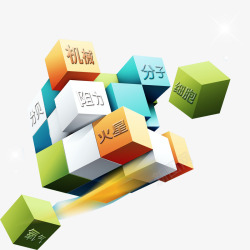 机械阻力魔方高清图片