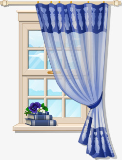窗户和窗帘素材