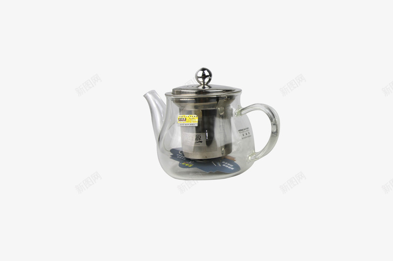 高硼硅玻璃茶壶png免抠素材_新图网 https://ixintu.com 养生 水 玻璃 茶壶