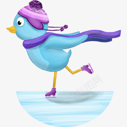 推特推特冬天滑冰SeasonsTweetingpng免抠素材_新图网 https://ixintu.com skating tweet twitter winter 冬天 推特 滑冰