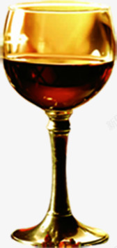 装满葡萄红酒的酒杯素材