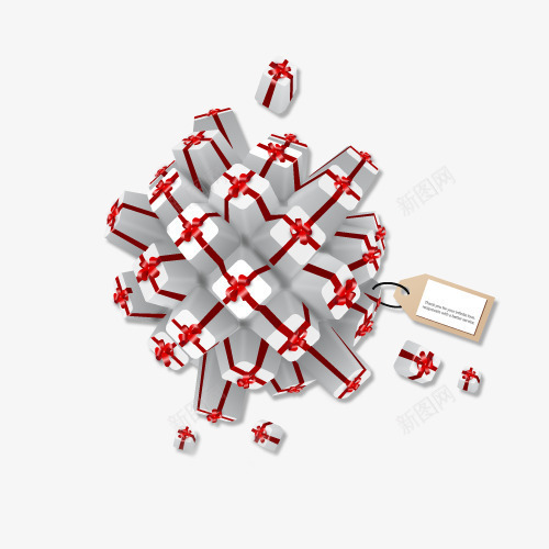 白色现代礼品装饰png免抠素材_新图网 https://ixintu.com 时尚礼盒 礼包 礼品 礼物 礼物包装 礼物盒 礼物盒子 缤纷