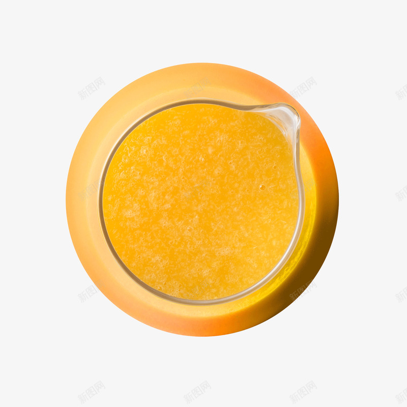 黄色南瓜汁psd免抠素材_新图网 https://ixintu.com 光泽 南瓜 圆形 果汁 玻璃 质感 食物 黄色